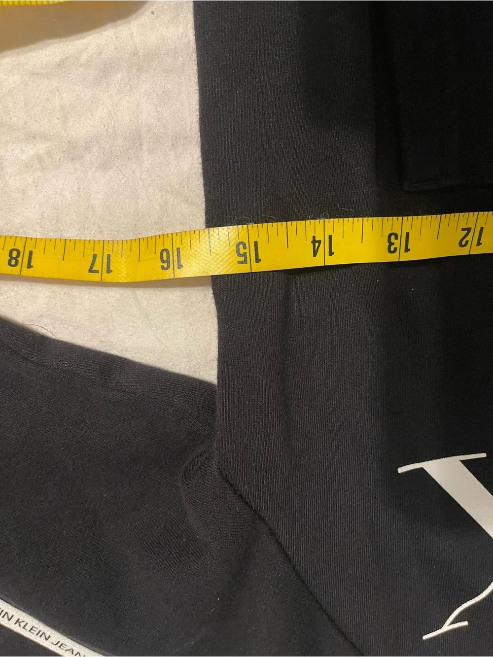 Calvin Klein Jeans Black Kids Zip Hoodie with White CK Logo